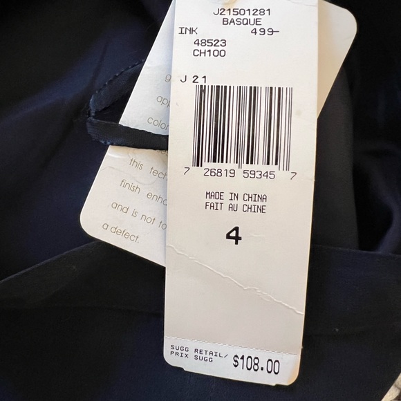 Vintage Jones New York 100% Silk Pencil Skirt with Pockets - Picture 9 of 9